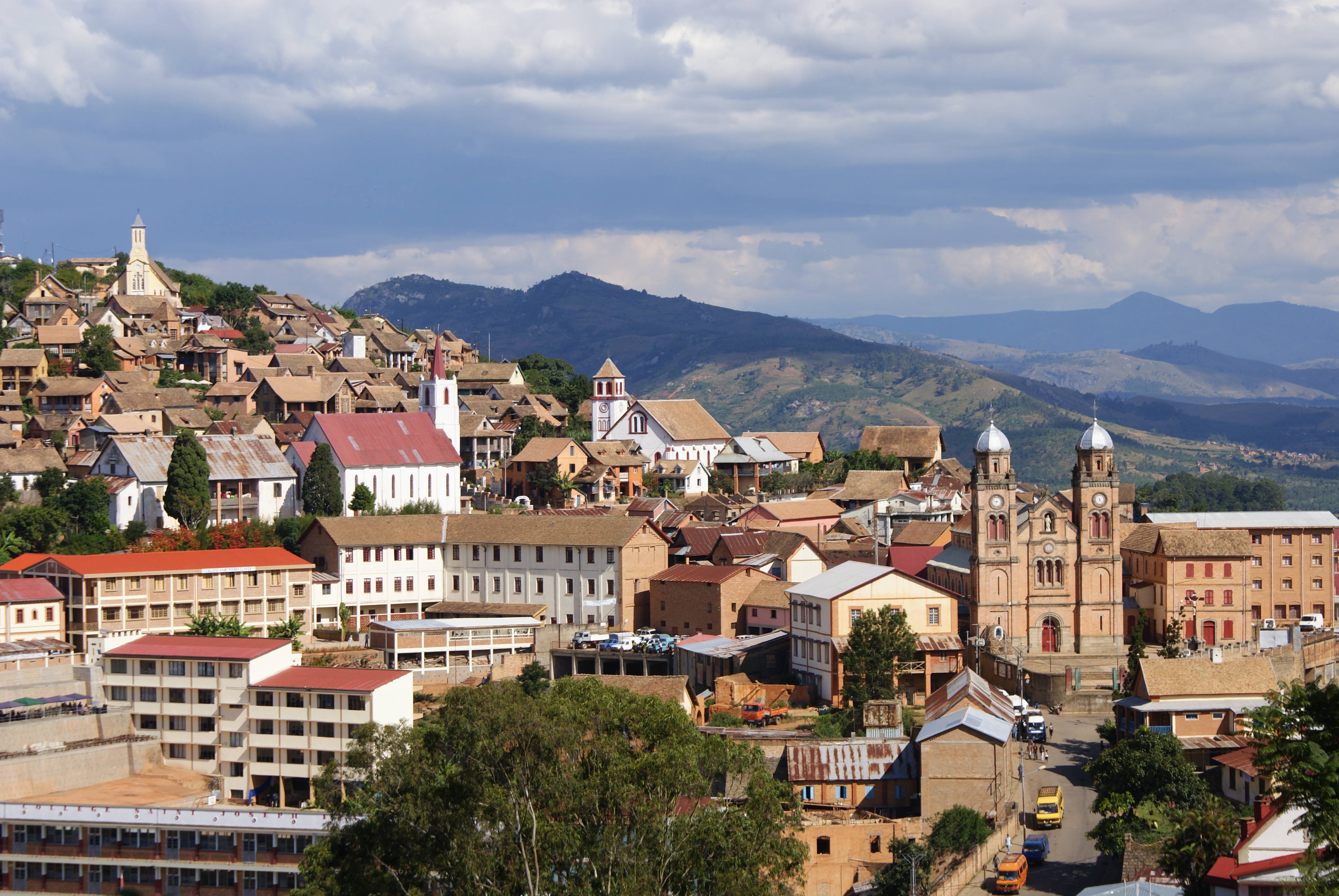 The Old Town Of Fianarantsoa Madagascar Highlands Stock Photo Picture And Royalty Free Image Image 87872486